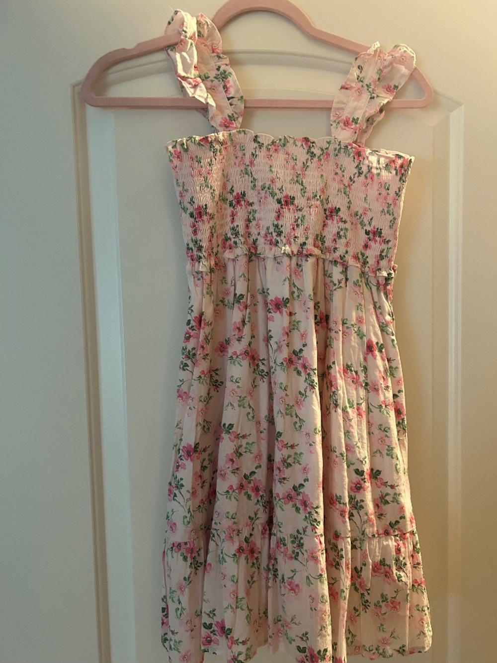 Janie and jack pink floral dress